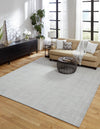 Berkshire Estate Collection Area Rug - Windsor (Grey Manor) Square Grey Manor  lifestyle 20