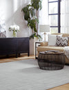 Berkshire Estate Collection Area Rug - Windsor (Grey Manor) Square Grey Manor  lifestyle 24