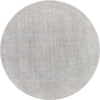 Berkshire Estate Collection Area Rug - Windsor (Grey Manor) Round Grey Manor  lifestyle 18