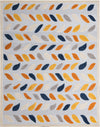 Bahama Breeze Outdoor Collection Area Rug - Nassau Rectangle Gray  lifestyle 3