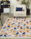 Bahama Breeze Outdoor Collection Area Rug - Nassau Rectangle Gray  lifestyle 16