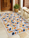 Bahama Breeze Outdoor Collection Area Rug - Nassau Rectangle Gray  lifestyle 36