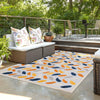 Bahama Breeze Outdoor Collection Area Rug - Nassau Rectangle Gray  lifestyle 43