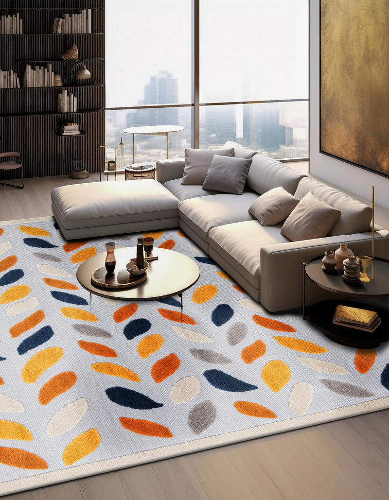 Bahama Breeze Outdoor Collection Area Rug - Nassau Square Gray  lifestyle 115