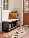 Bahama Breeze Outdoor Collection Area Rug - Nassau Runner Gray  lifestyle 165