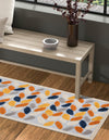 Bahama Breeze Outdoor Collection Area Rug - Nassau Runner Gray  lifestyle 189