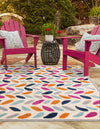Bahama Breeze Outdoor Collection Area Rug - Nassau Rectangle Beige  lifestyle 5