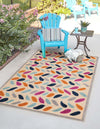 Bahama Breeze Outdoor Collection Area Rug - Nassau Rectangle Beige  lifestyle 21