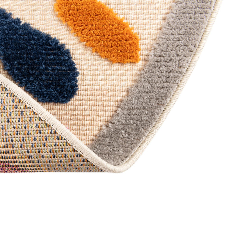 Bahama Breeze Outdoor Collection Area Rug - Nassau Round Beige  lifestyle 82