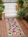 Bahama Breeze Outdoor Collection Area Rug - Nassau Runner Beige  lifestyle 67