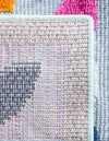 Bahama Breeze Outdoor Collection Area Rug - Nassau Rectangle Blue  lifestyle 16