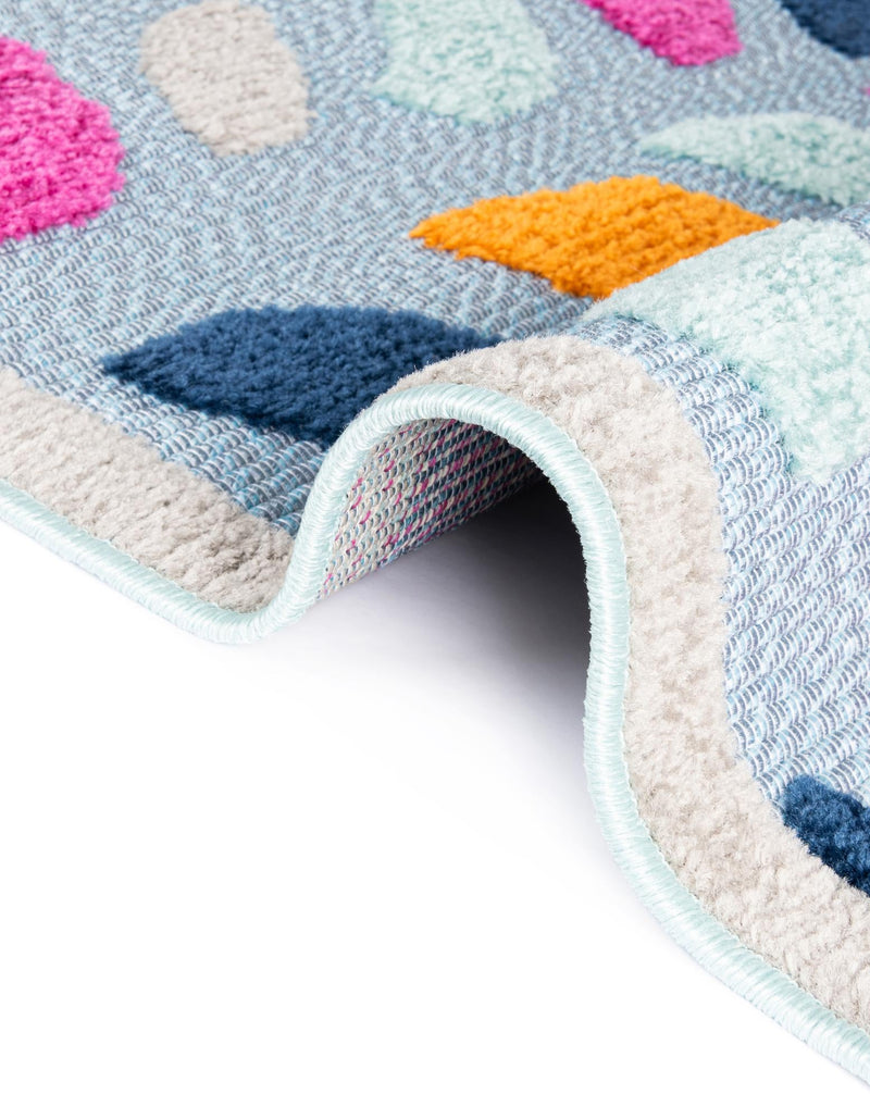 Bahama Breeze Outdoor Collection Area Rug - Nassau Rectangle Blue  lifestyle 18