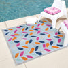 Bahama Breeze Outdoor Collection Area Rug - Nassau Square Blue  lifestyle 99