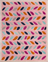 Bahama Breeze Outdoor Collection Area Rug - Nassau Rectangle Pink  lifestyle 4