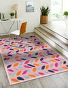 Bahama Breeze Outdoor Collection Area Rug - Nassau Rectangle Pink  lifestyle 19