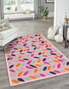 Bahama Breeze Outdoor Collection Area Rug - Nassau Rectangle Pink  lifestyle 35