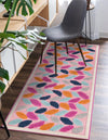 Bahama Breeze Outdoor Collection Area Rug - Nassau Runner Pink  lifestyle 126