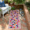 Bahama Breeze Outdoor Collection Area Rug - Nassau Runner Pink  lifestyle 113