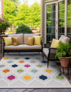 Bahama Breeze Outdoor Collection Area Rug -  Harbour Square Gray  lifestyle 104