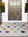 Bahama Breeze Outdoor Collection Area Rug -  Harbour Square Gray  lifestyle 128