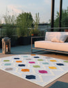 Bahama Breeze Outdoor Collection Area Rug -  Harbour Square Gray  lifestyle 152