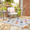 Bahama Breeze Outdoor Collection Area Rug -  Harbour Square Gray  lifestyle 109