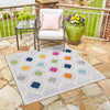 Bahama Breeze Outdoor Collection Area Rug -  Harbour Square Gray  lifestyle 113