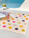 Bahama Breeze Outdoor Collection Area Rug -  Harbour Rectangle Beige  lifestyle 3