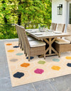Bahama Breeze Outdoor Collection Area Rug -  Harbour Rectangle Beige  lifestyle 19