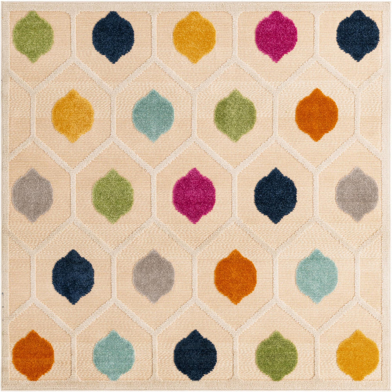 Bahama Breeze Outdoor Collection Area Rug -  Harbour Square Beige  lifestyle 55