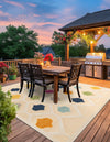 Bahama Breeze Outdoor Collection Area Rug -  Harbour Square Beige  lifestyle 131