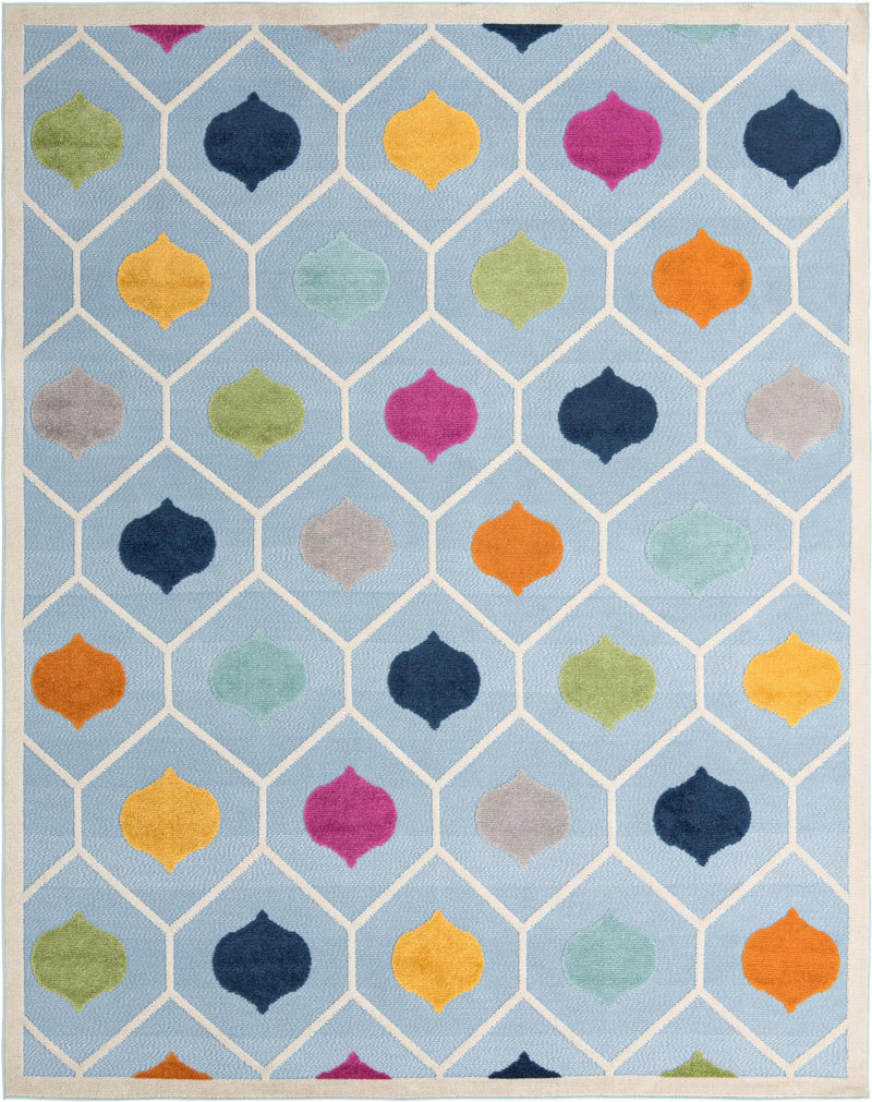 Bahama Breeze Outdoor Collection Area Rug -  Harbour Rectangle Blue  lifestyle 4