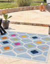 Bahama Breeze Outdoor Collection Area Rug -  Harbour Square Blue  lifestyle 70