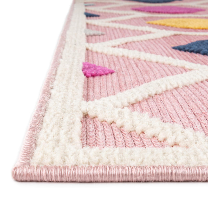 Bahama Breeze Outdoor Collection Area Rug -  Harbour Rectangle Pink  lifestyle 14