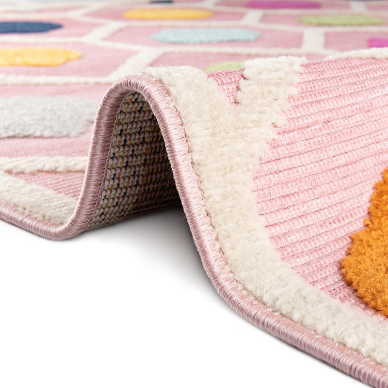 Bahama Breeze Outdoor Collection Area Rug -  Harbour Rectangle Pink  lifestyle 20