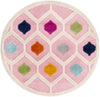 Bahama Breeze Outdoor Collection Area Rug -  Harbour Round Pink  lifestyle 60