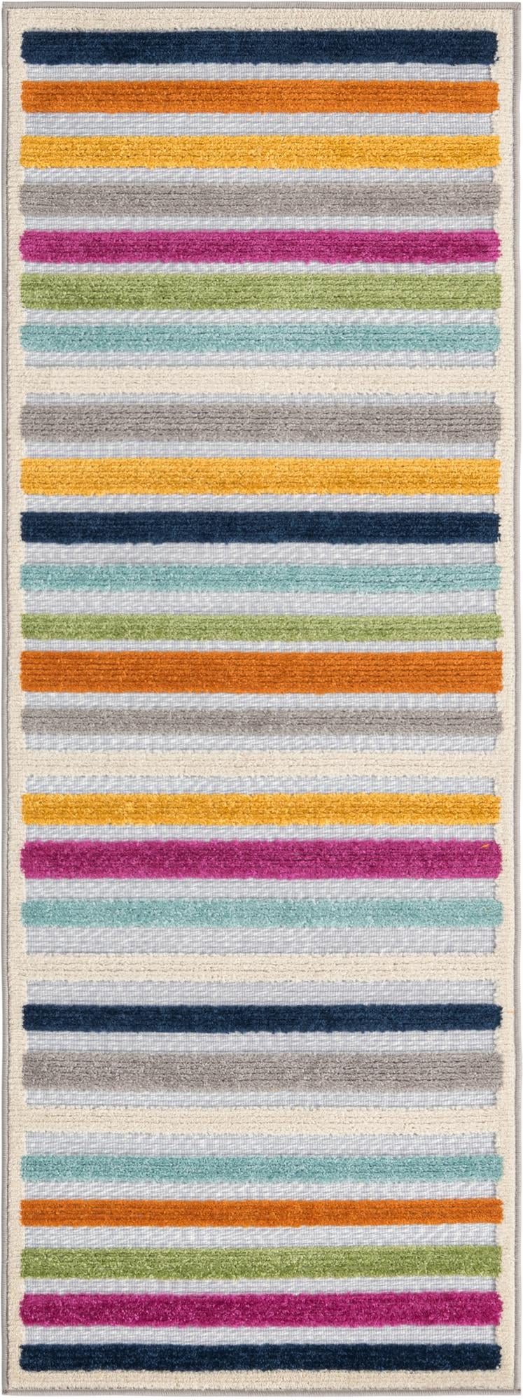 Bahama Breeze Outdoor Collection Area Rug -  Exuma Runner Gray  lifestyle 59