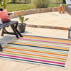 Bahama Breeze Outdoor Collection Area Rug -  Exuma Square Beige  lifestyle 110