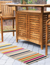 Bahama Breeze Outdoor Collection Area Rug -  Exuma Runner Beige  lifestyle 158