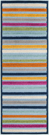 Bahama Breeze Outdoor Collection Area Rug -  Exuma Runner Blue  lifestyle 56