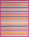 Bahama Breeze Outdoor Collection Area Rug -  Exuma Rectangle Pink Main