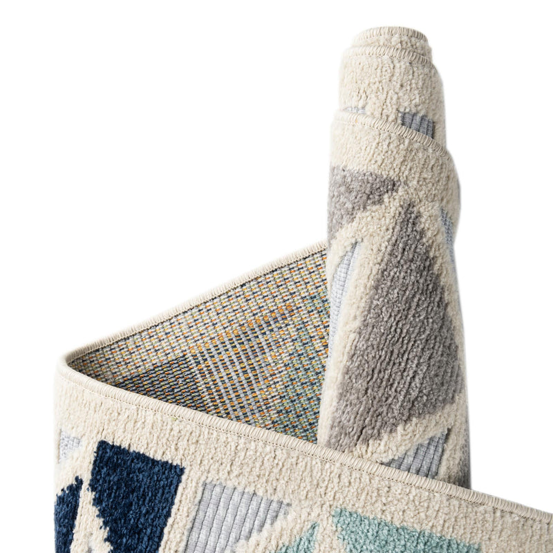 Bahama Breeze Outdoor Collection Area Rug -  Andros Rectangle Gray  lifestyle 10
