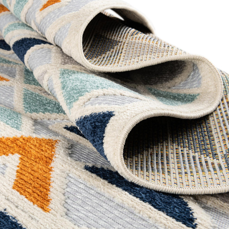 Bahama Breeze Outdoor Collection Area Rug -  Andros Rectangle Gray  lifestyle 12