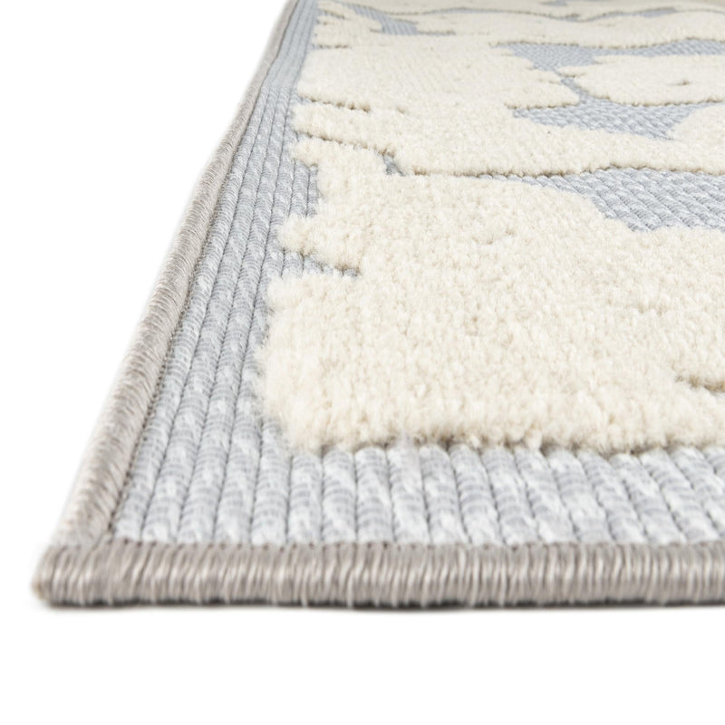 Bahama Breeze Outdoor Collection Area Rug -  Eleuthera Rectangle Gray  lifestyle 11
