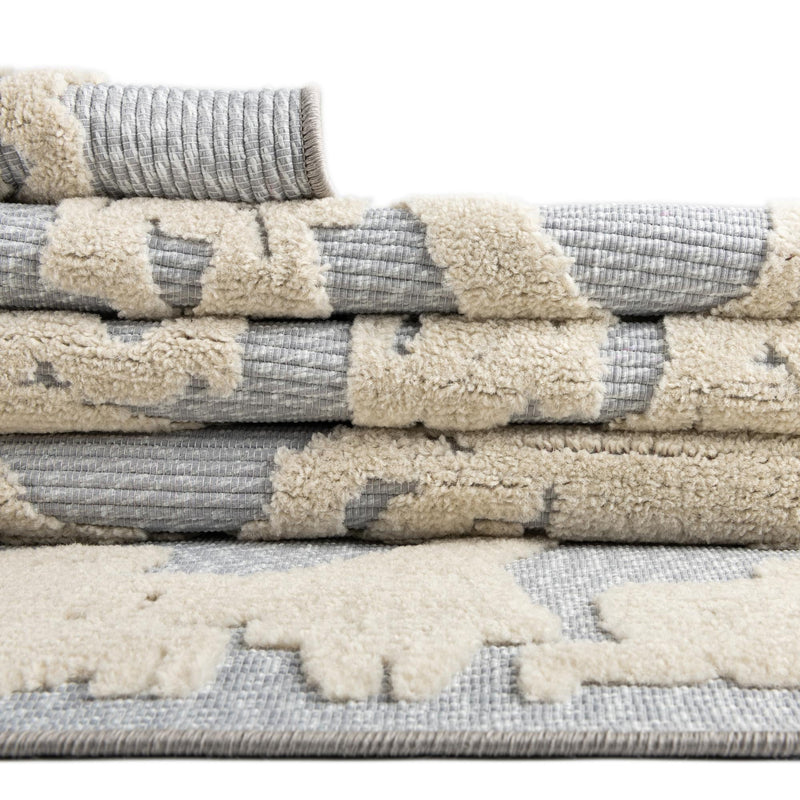 Bahama Breeze Outdoor Collection Area Rug -  Eleuthera Rectangle Gray  lifestyle 25