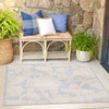 Bahama Breeze Outdoor Collection Area Rug -  Eleuthera Square Gray  lifestyle 92