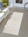 Bahama Breeze Outdoor Collection Area Rug -  Eleuthera Runner Gray  lifestyle 77