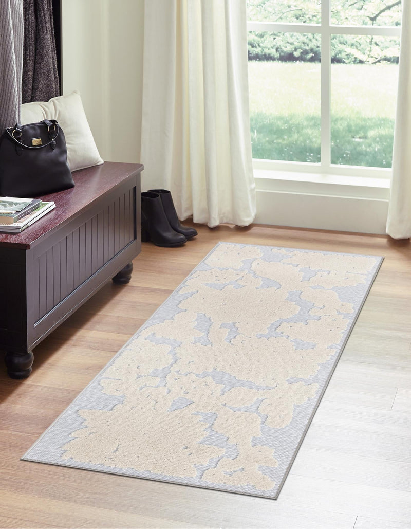 Bahama Breeze Outdoor Collection Area Rug -  Eleuthera Runner Gray  lifestyle 81