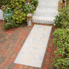 Bahama Breeze Outdoor Collection Area Rug -  Eleuthera Runner Gray  lifestyle 94