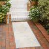 Bahama Breeze Outdoor Collection Area Rug -  Eleuthera Runner Gray  lifestyle 99